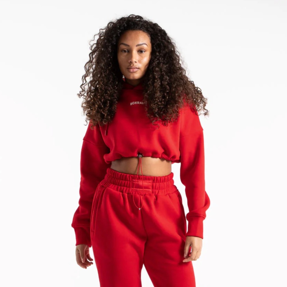 Boxraw Johnson cropped hoodie